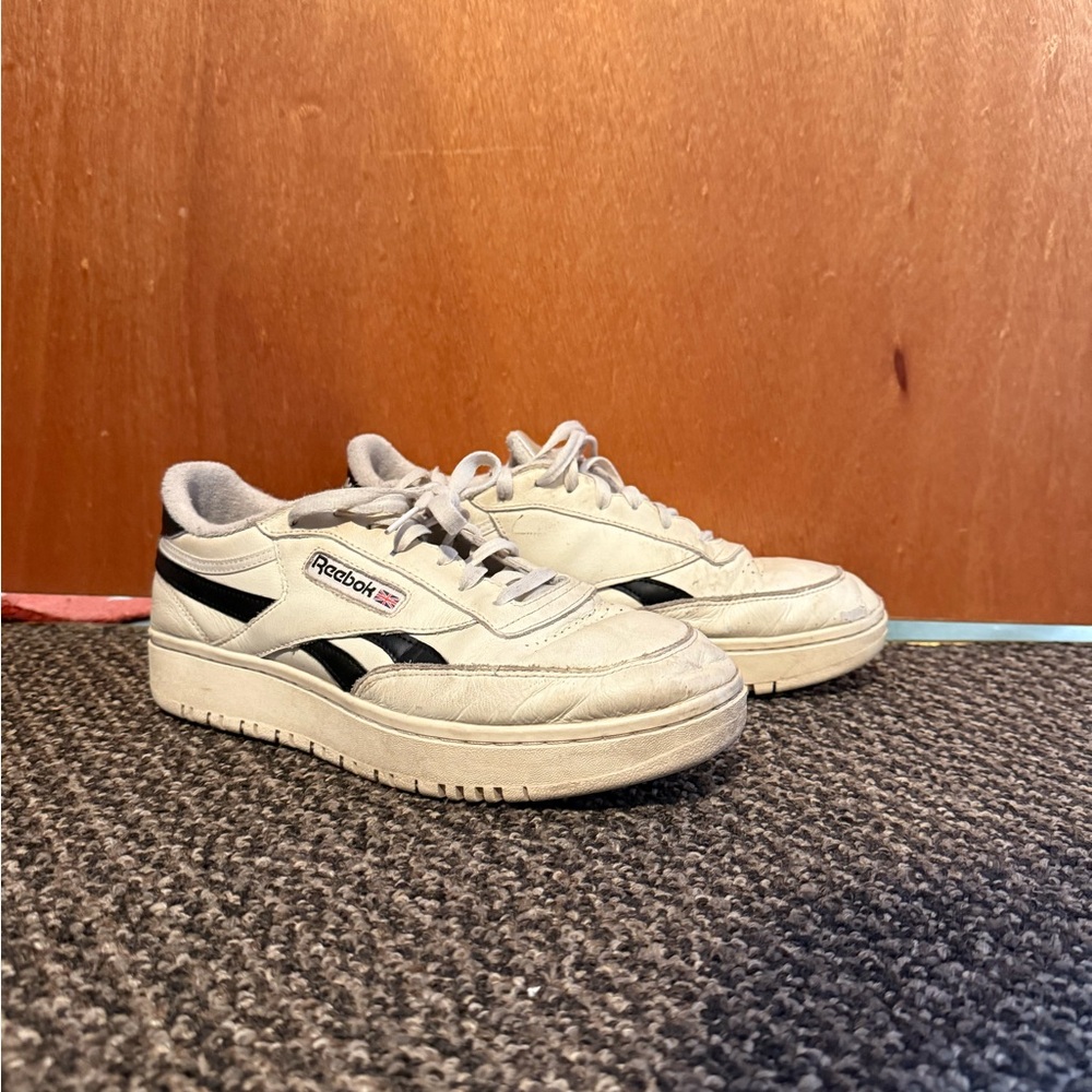 Reebok Club C Double Revenge Shoes White and Black